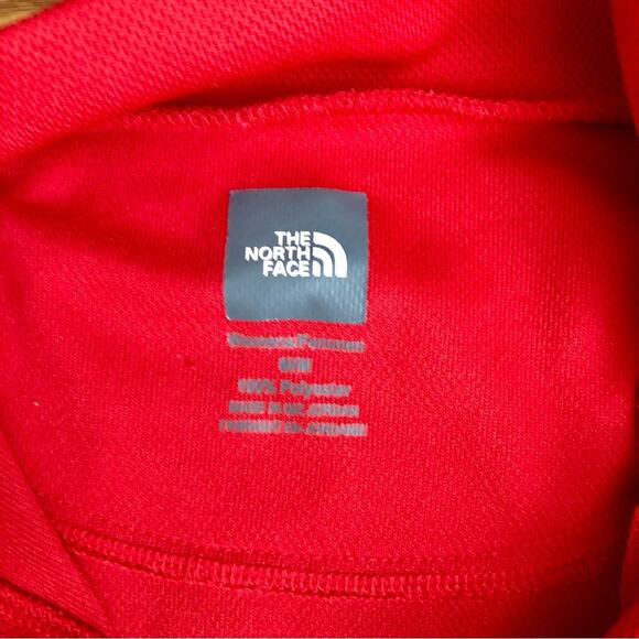 The North Face Pullover Red Polyester 1/4 Zip VaporWick Top Women’s Size Medium - Picture 4 of 10